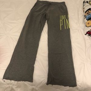 VS Pink, Small Grey Sweatpants